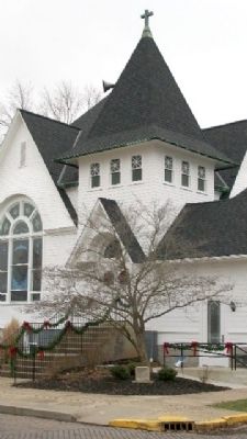 Wesley Chapel Marker. Click for full size. Wesley Chapel Marker image. Click for full size.