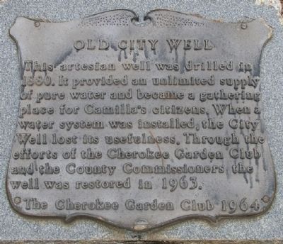 Old City Well Marker image. Click for full size.