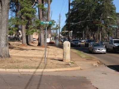 Site of the home of Thomas J. Rusk Marker image. Click for full size.