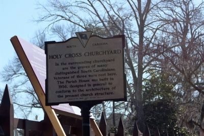 Holy Cross Churchyard Marker reverse. Click for full size. Holy Cross Churchyard Marker reverse image. Click for full size.