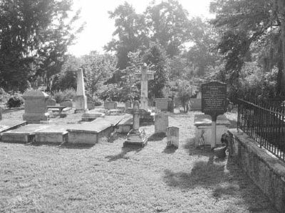 Holy Cross Church Yard image. Click for full size.
