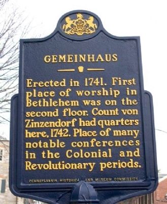 Gemeinhaus Marker image. Click for full size.