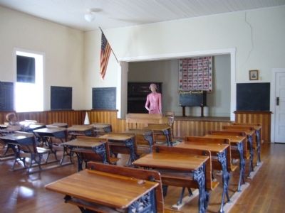 Interior of Tubac School House image. Click for full size.