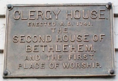 Clergy House Marker. Click for full size. Clergy House Marker image. Click for full size.