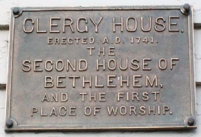 Clergy House Marker image. Click for full size.