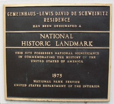 Gemeinhaus Marker. Click for full size. Gemeinhaus Marker image. Click for full size.