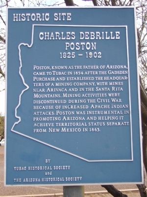 Charles Debrille Poston Marker image. Click for full size.