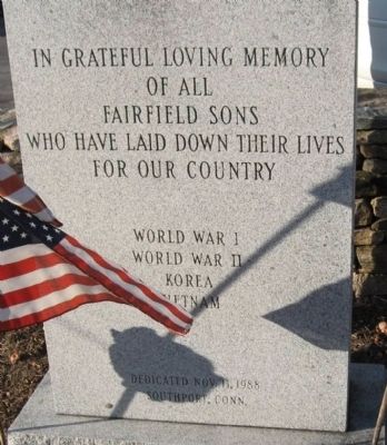 Fairfield Sons Memorial Marker. Click for full size. Fairfield Sons Memorial Marker image. Click for full size.