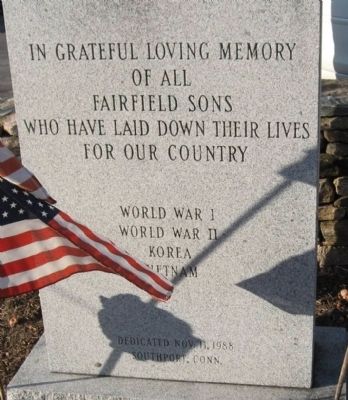 Fairfield Sons Memorial Marker image. Click for full size.