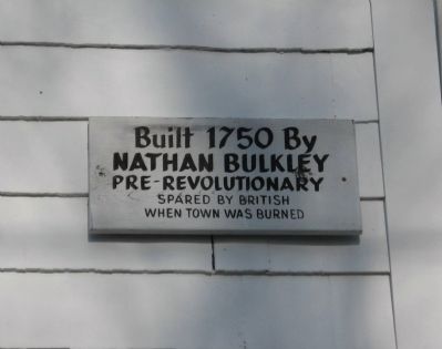 Nathan Bulkley House Marker image. Click for full size.