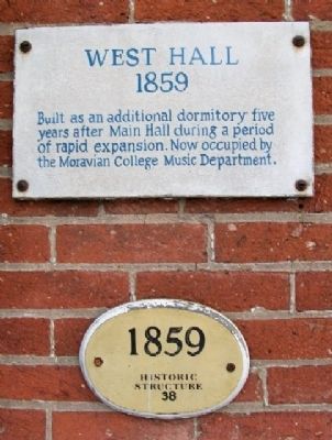 West Hall Marker image. Click for full size.