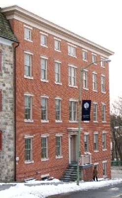 West Hall and Marker image. Click for full size.