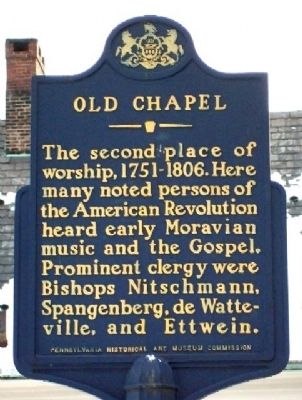 Old Chapel Marker image. Click for full size.