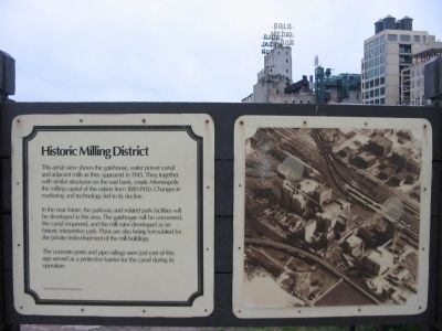 Historic Milling District Marker. Click for full size. Historic Milling District Marker image. Click for full size.
