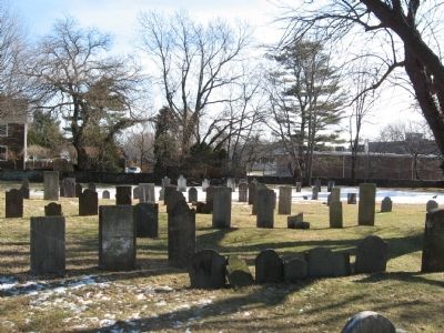 Headstones in the Old Burying Ground image. Click for full size.