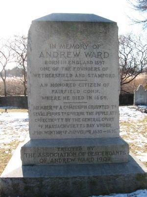 Andrew Ward Memorial Marker image. Click for full size.