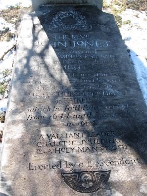 Reverend John Jones Memorial Marker. Click for full size. Reverend John Jones Memorial Marker image. Click for full size.