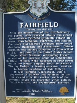 Fairfield Marker. Click for full size. Fairfield Marker image. Click for full size.