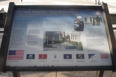 The Navy Memorial - from Bow to Stern Marker image. Click for full size.