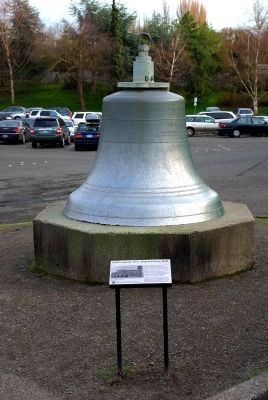 1890 Seattle Fire Department Bell and Marker image. Click for full size.
