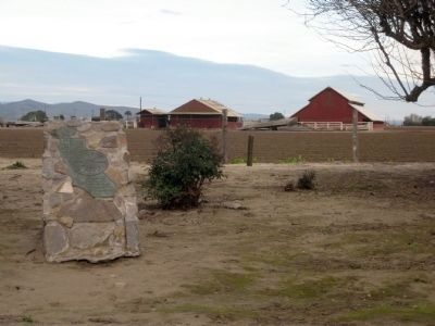 The De Anza Expedition in Soledad Marker - Wide View image. Click for full size.