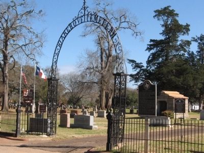 Oak Grove Cemetery Historical Marker