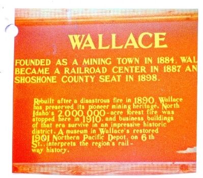Wallace Marker image. Click for full size.