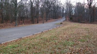 View South from Stages of Construction / Crescent Mounds Marker. Click for full size. View South from Stages of Construction / Crescent Mounds Marker image. Click for full size.