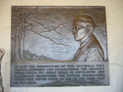 Stephen Tyng Mather Marker. Click for full size. Stephen Tyng Mather Marker image. Click for full size.
