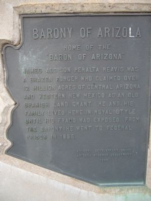 Barony of Arizola Marker image. Click for full size.