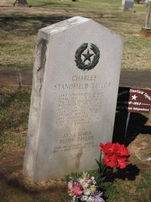 Charles Standfield Taylor Marker image. Click for full size.