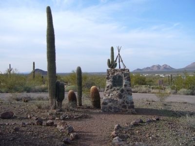 Mormon Battalion Trail Monument image. Click for full size.