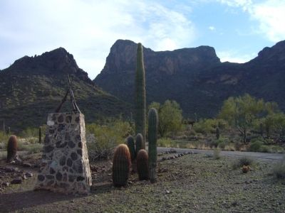 Mormon Battalion Trail Monument image. Click for full size.