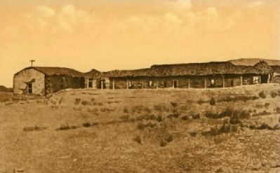 Mission chapel and convent - Cardinell-Vincent Company postcard image. Click for full size.