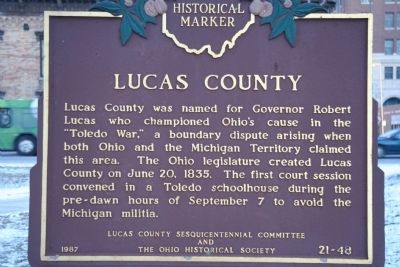 Lucas County Marker image. Click for full size.