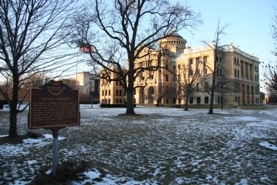 Lucas County Marker image. Click for full size.