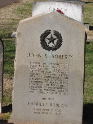 John S. Roberts Marker image. Click for full size.