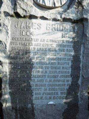 James Bridger Gravesite Marker image. Click for full size.