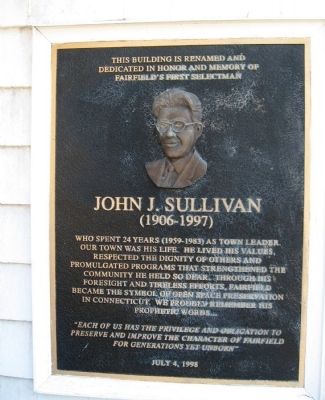 John J. Sullivan Marker image. Click for full size.