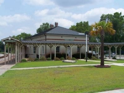 Branchville Station and Museum , mentioned, as seen from US 21. Click for full size. Branchville Station and Museum , mentioned, as seen from US 21 image. Click for full size.