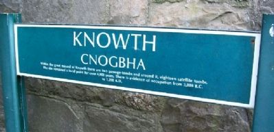 Knowth / Cnogbha Marker. Click for full size. Knowth / Cnogbha Marker image. Click for full size.
