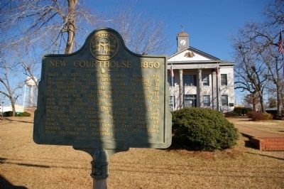 New Courthouse - 1850 Marker. Click for full size. New Courthouse - 1850 Marker image. Click for full size.