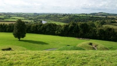 View of Boyne River Valley From Top of Knowth Great Mound image. Click for full size.