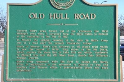 Former Old Hull Road Marker. Click for full size. Former Old Hull Road Marker image. Click for full size.