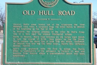 Former Old Hull Road Marker image. Click for full size.