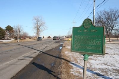 Former location of the Old Hull Road Marker.. Click for full size. Former location of the Old Hull Road Marker. image. Click for full size.