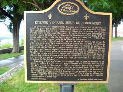 Etienne Veniard - Sieur de Bourgemont Marker. Click for full size. Etienne Veniard - Sieur de Bourgemont Marker image. Click for full size.