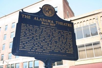 The Alabama Theatre Marker image. Click for full size.