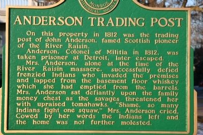 Anderson Trading Post Marker. Click for full size. Anderson Trading Post Marker image. Click for full size.