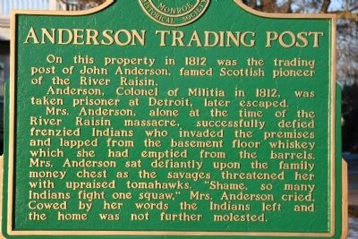 Anderson Trading Post Marker image. Click for full size.
